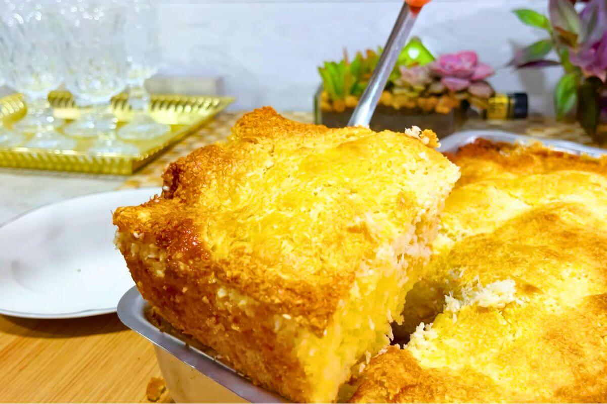 Bolo Cocada Fofinho e Molhadinho