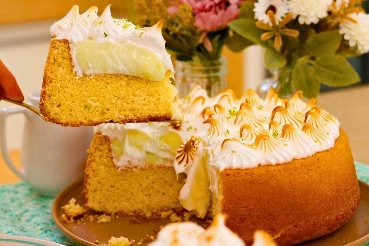 Bolo Torta de Limão Perfeito Simples e Deliciosa
