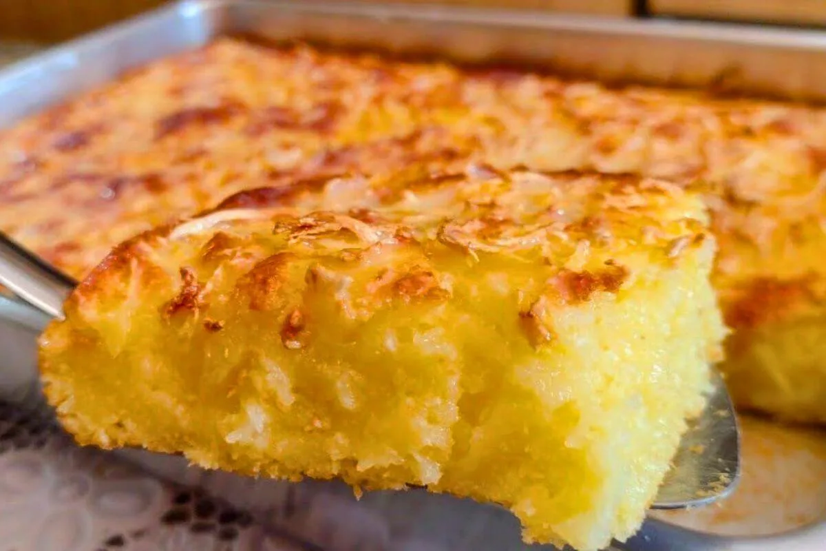 Bolo de Aipim Sem Farinha de Trigo em Poucos Minutos