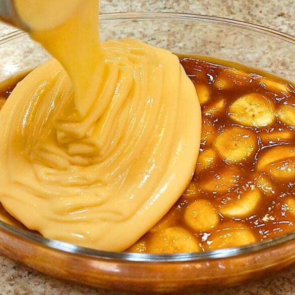 Sobremesa de Banana e Leite Condensado Sobremesa de Banana e Leite Condensado
