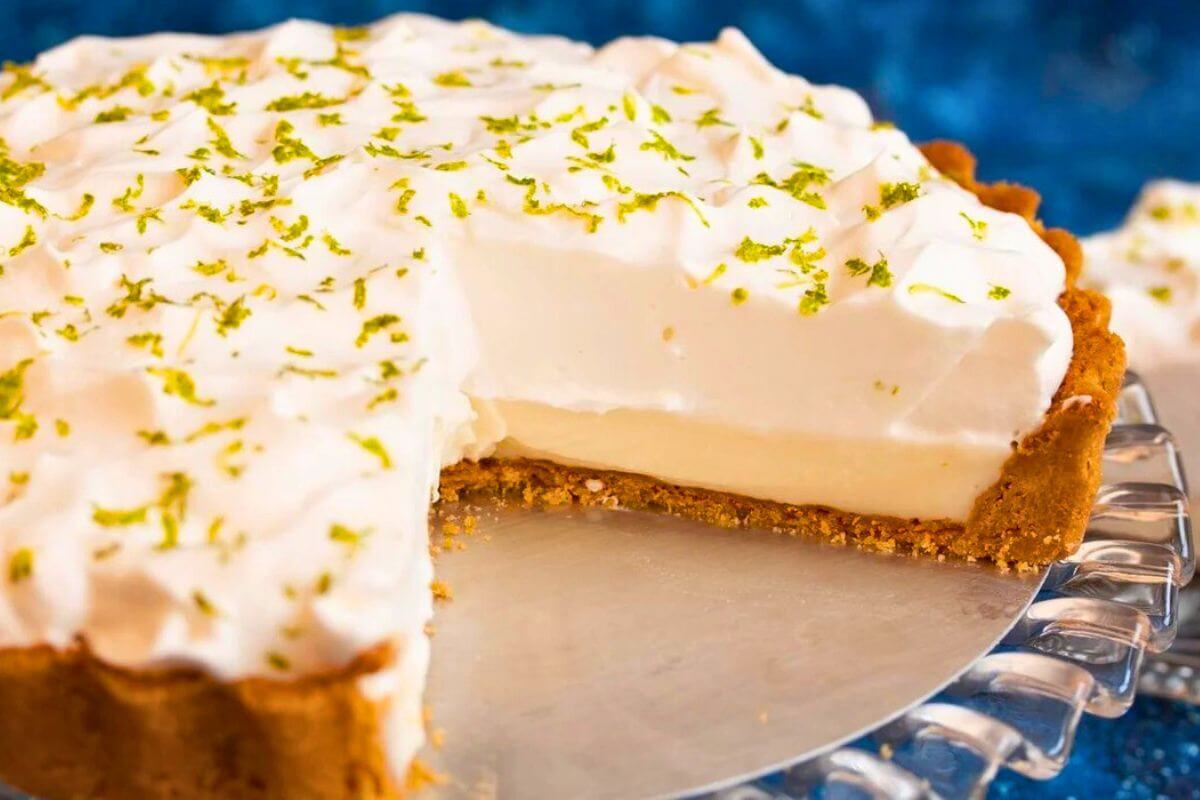 Torta de Limão Sem Gelatina e Fácil de Preparar