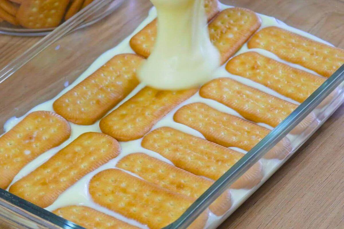 Pavê de Bolacha Simples em Casa