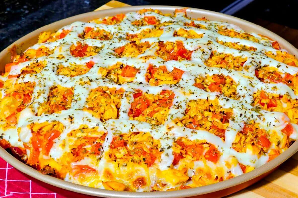 Pizza Americana Muito Fácil