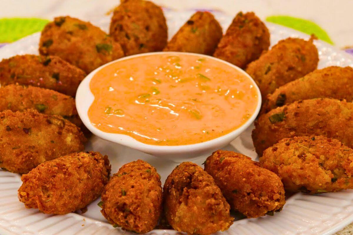 Salgado de Arroz com Linguiça Toscana