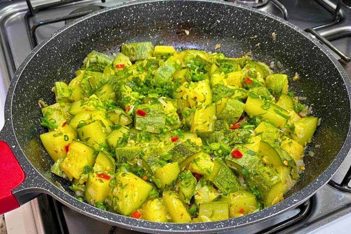 Abobrinha Refogada Perfeito Para Suas Refeições