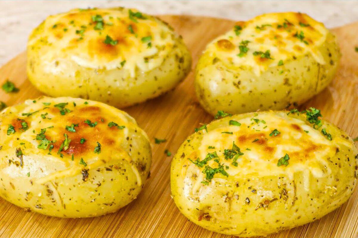 Batata Assada Recheada com Ingredientes Simples