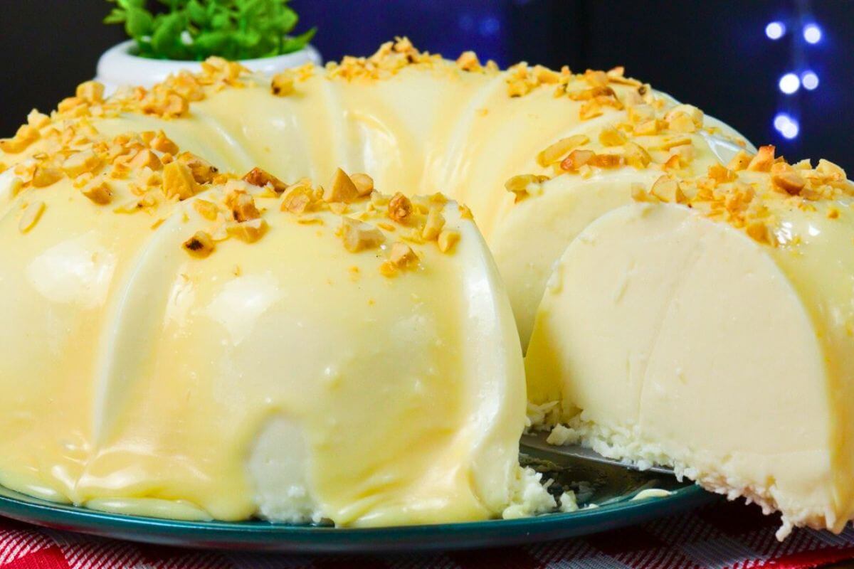 Manjar de Chocolate Branco com Coco Perfeito