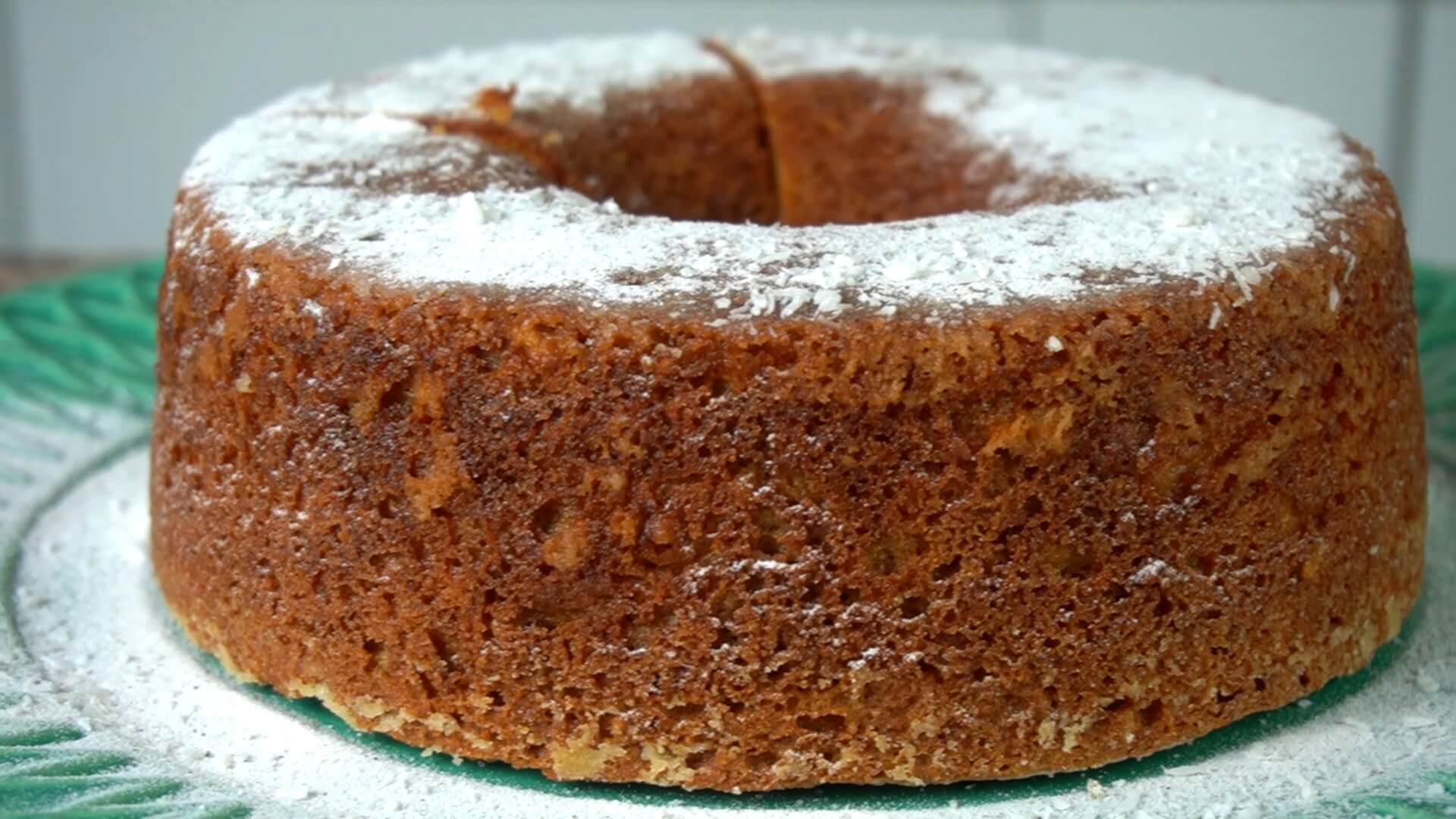 Bolo de Rosquinha Úmido e Saboroso Em Casa