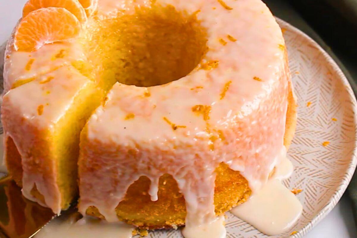 Bolo da Prosperidade Com Tangerina