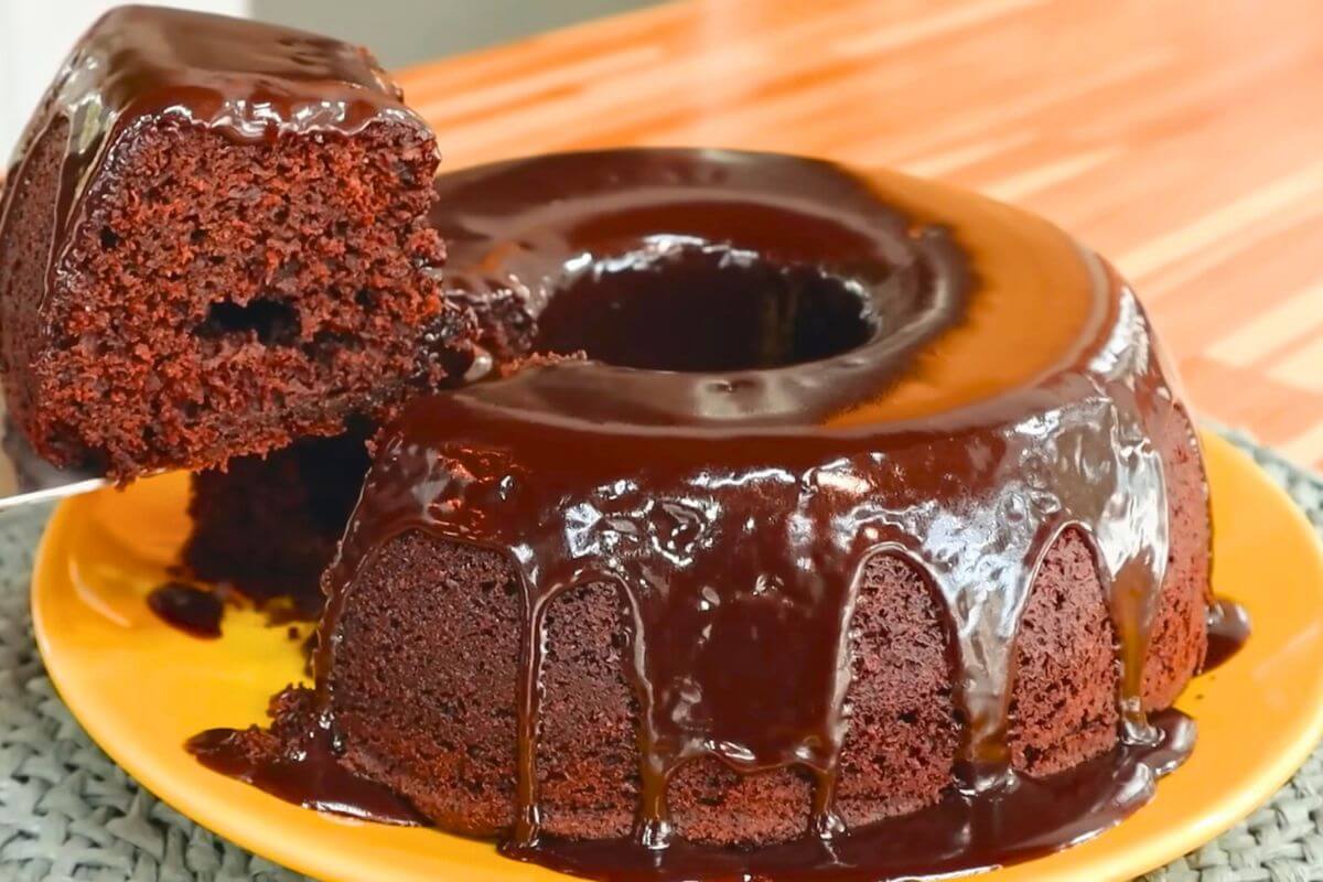 Bolo de Café e Chocolate Receita Simples e Saborosa