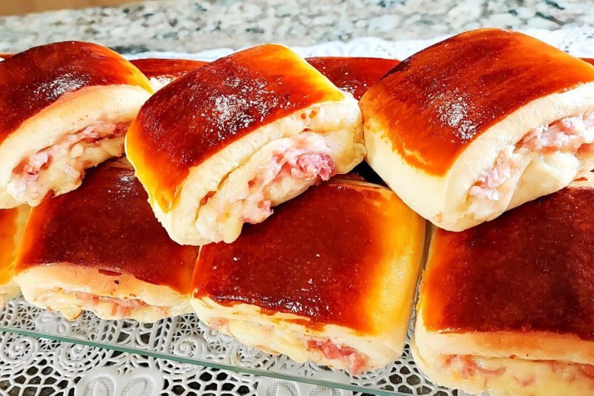 Enroladinho de Queijo e Presunto
