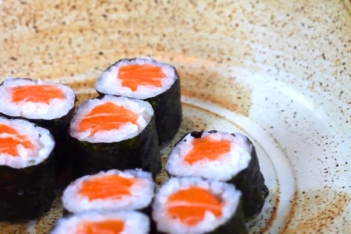 Hossomaki Salmão em Casa