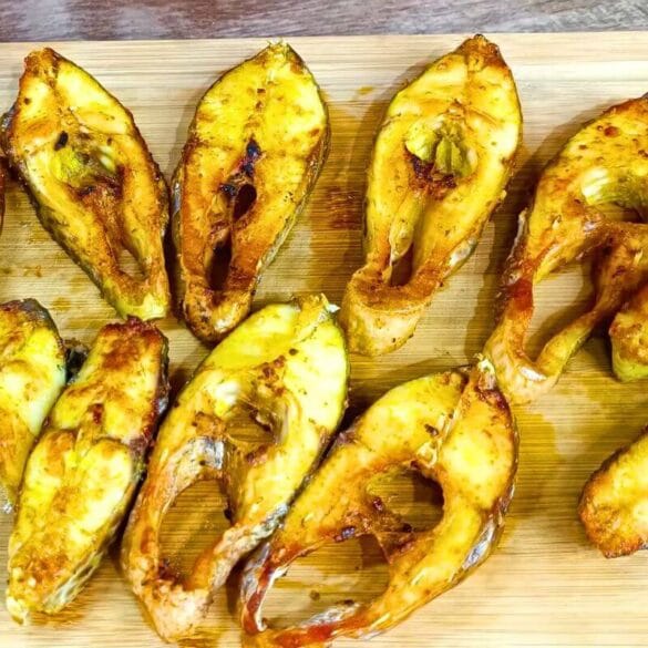 Receita de Tilápia em Postas na Airfryer Receita de Tilápia em Postas na Airfryer
