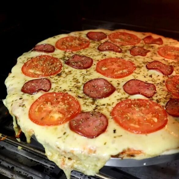 Homemade blender pizza Homemade blender pizza