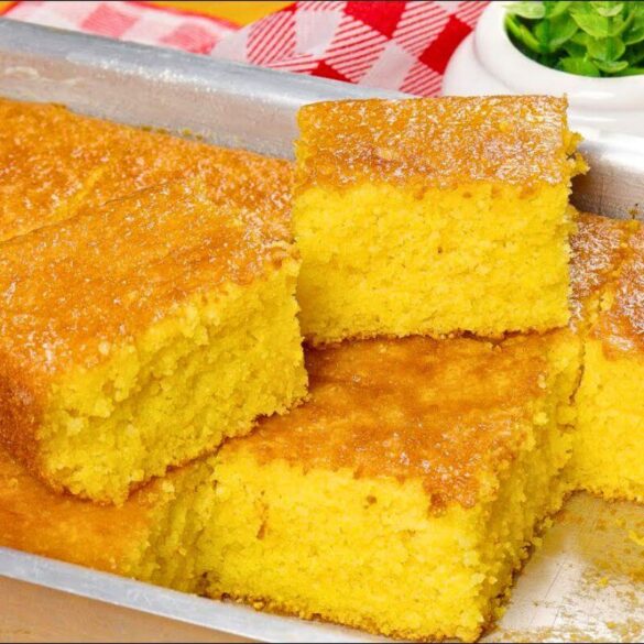 Receita de Bolo de Milho Com Flocão Receita de Bolo de Milho Com Flocão