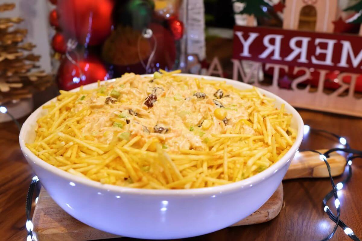 Salpicão de Frango Cremoso Para o Final de Semana