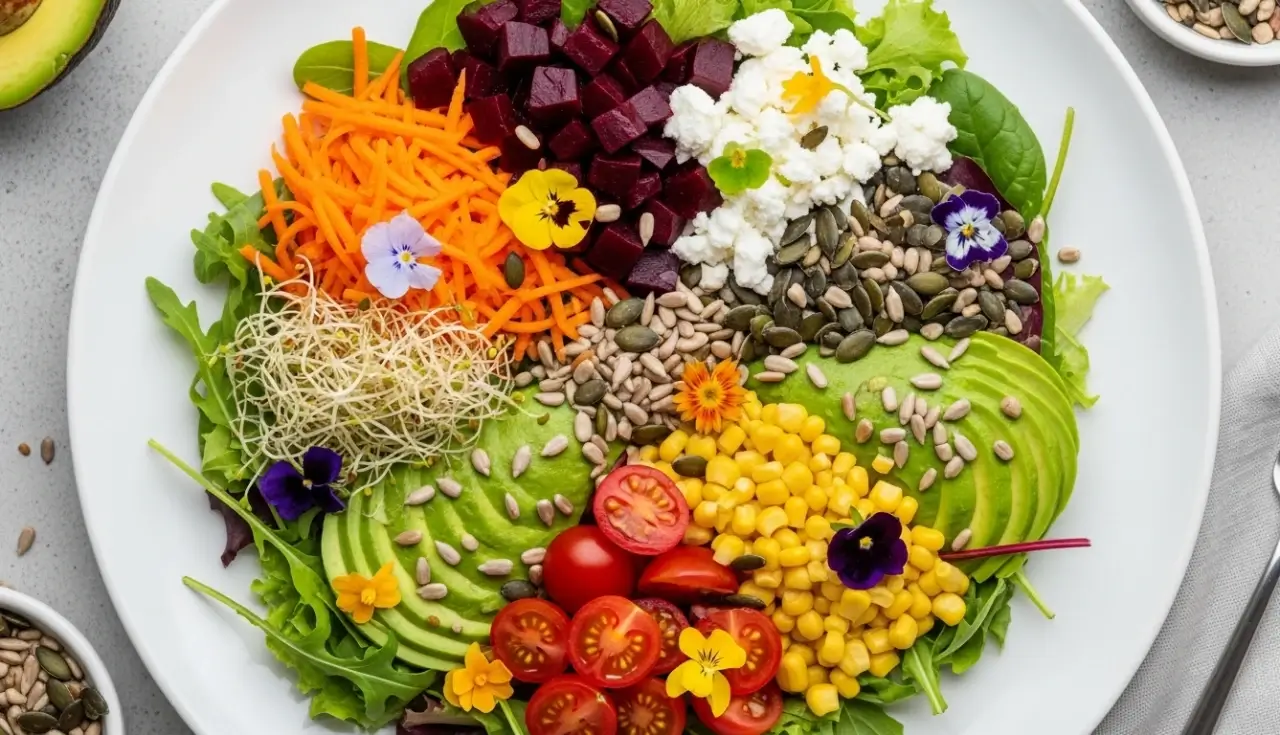 Receita Grow a Garden: Salada Multicolorida do Cultivador