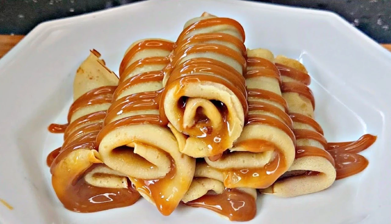 Receita de Panqueca Doce de Doce de Leite