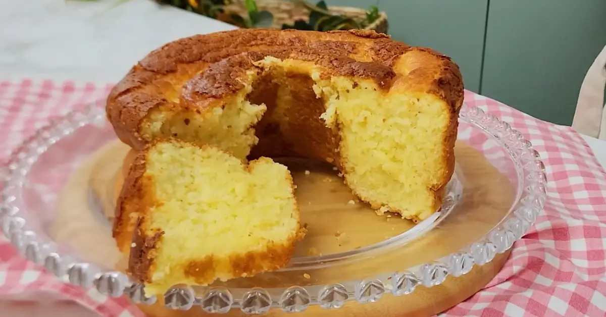 Receita de Bolo de Milho Cremoso de Liquidificador