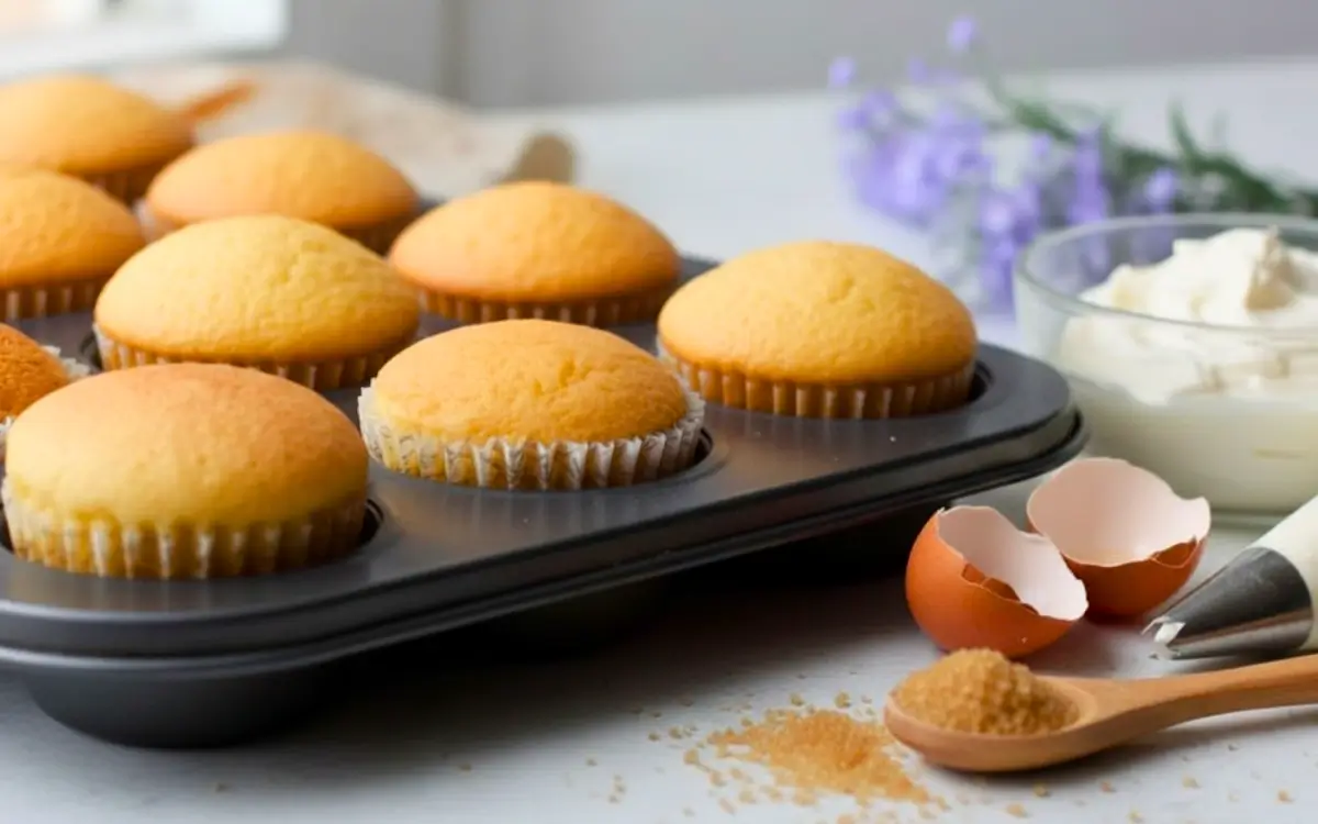 Bolinho de Moça Cupcake Fácil de Liquidificador