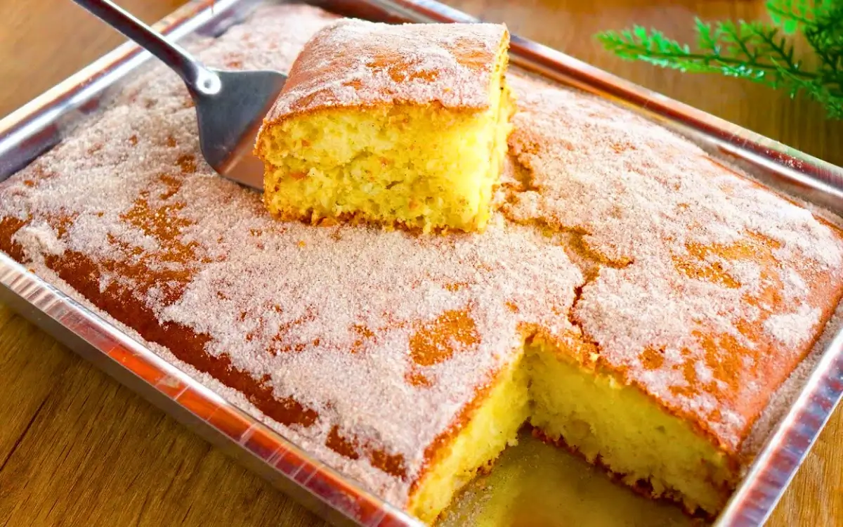 Bolo de Banana da Vovó de Liquidificador