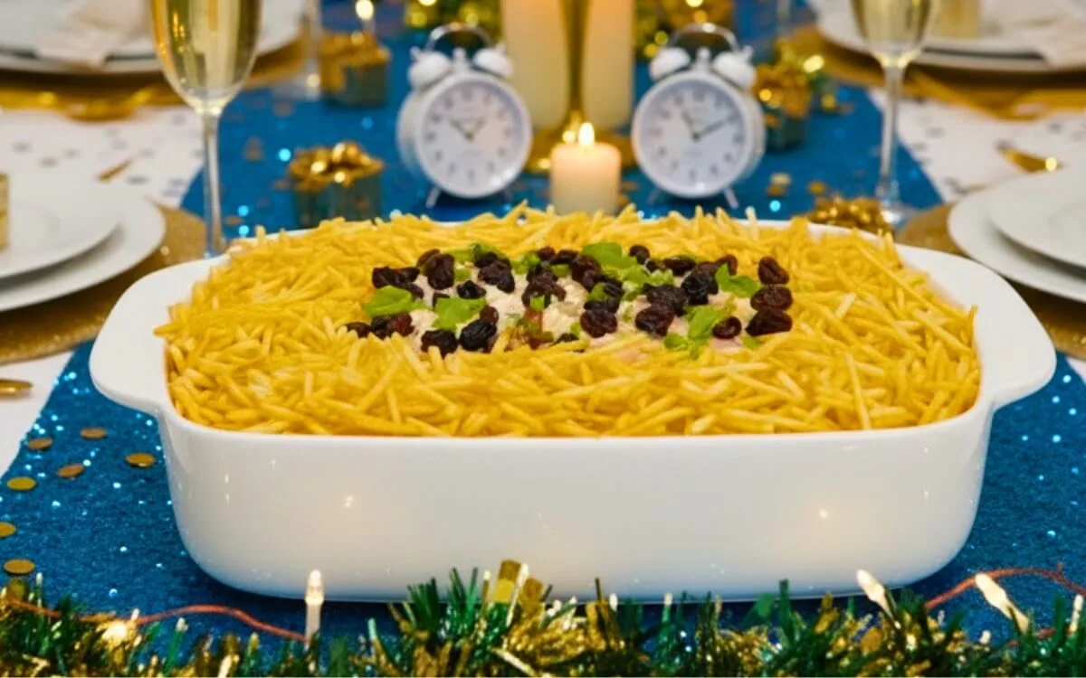 Salpicão de Frango Cremoso Para o Ano Novo