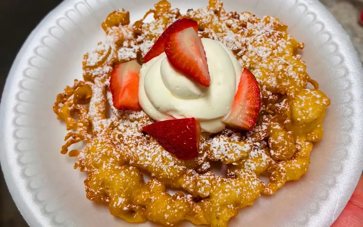 Bolo de Funil Funnel Cake