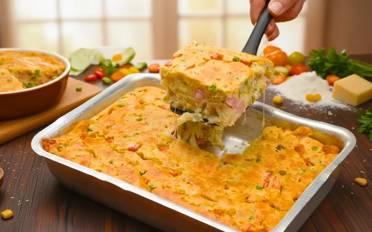 Torta Salgada Simples e Saborosa