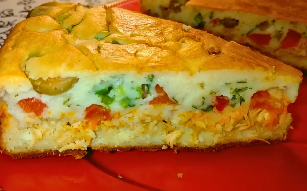 Torta de Frango Sem Glúten