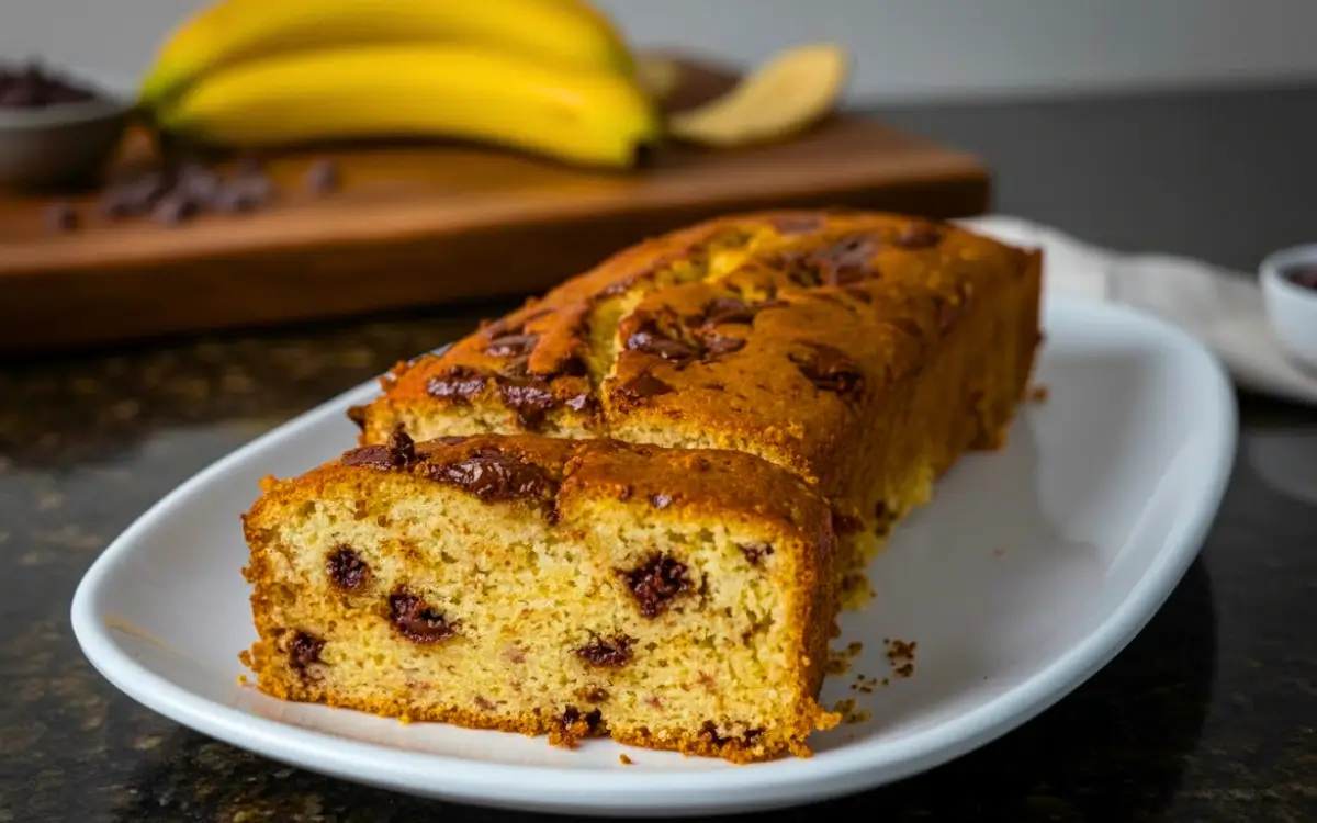 Bolo de Banana Com Chocolate Diferente de Tudo Que Você Já Provou