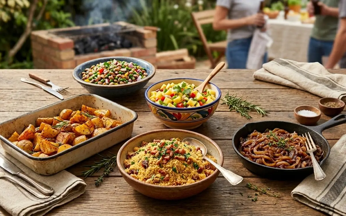 5 Combinações de Acompanhamentos Econômicos para o Seu Churrasco em Casa