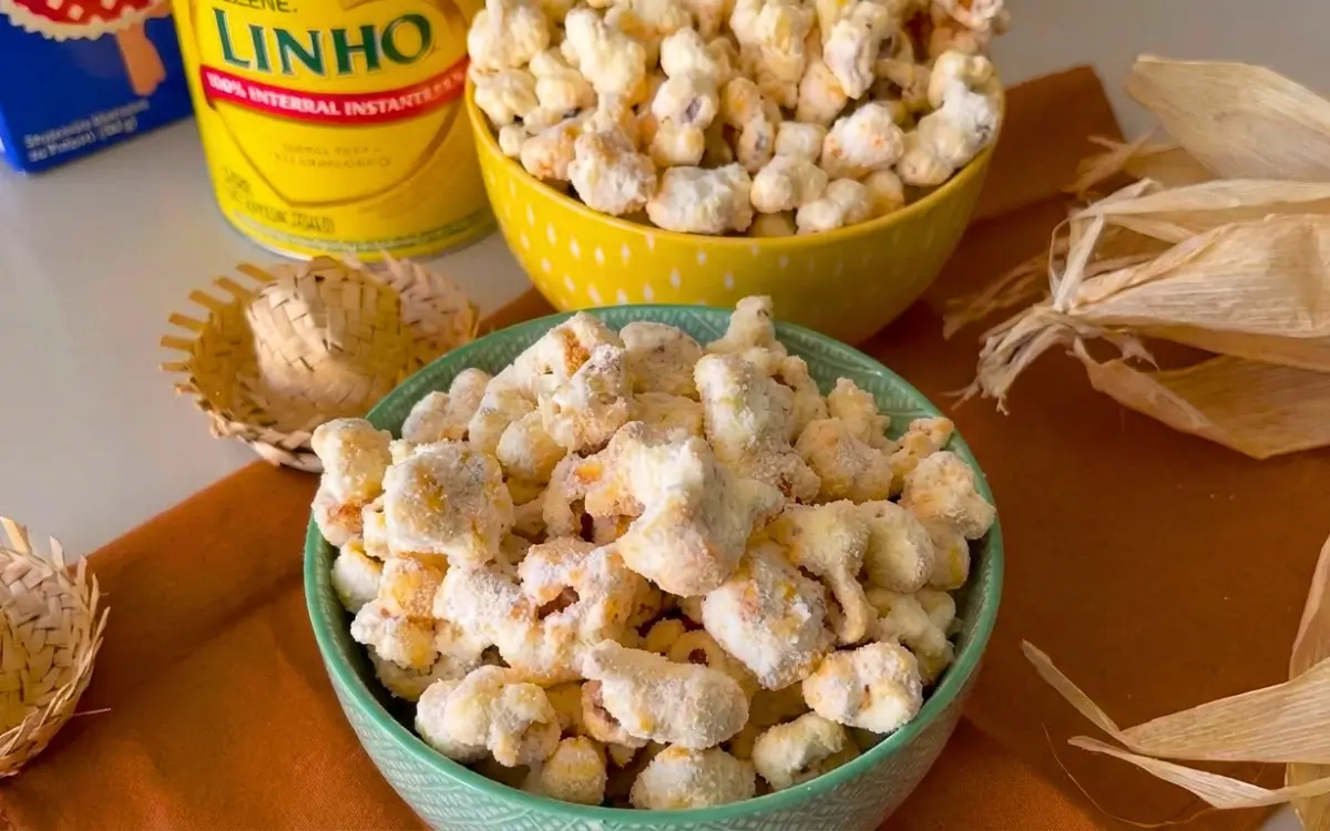 Pipoca Com Leite Ninho