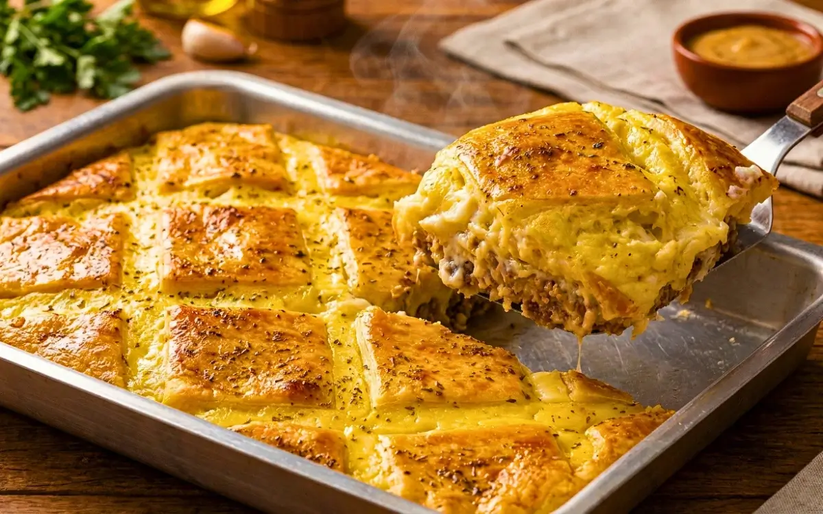Torta de Carne Moída de Liquidificador