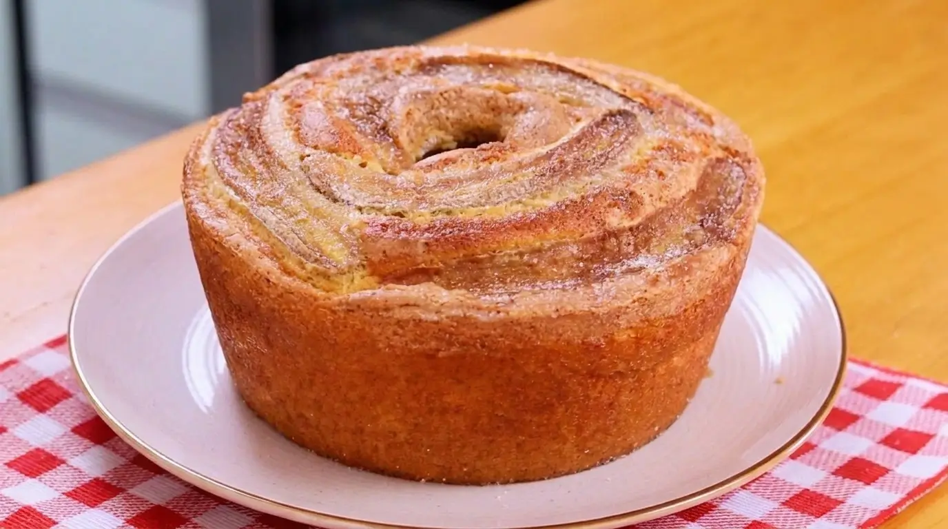Bolo de Banana Simples no Liquidificador