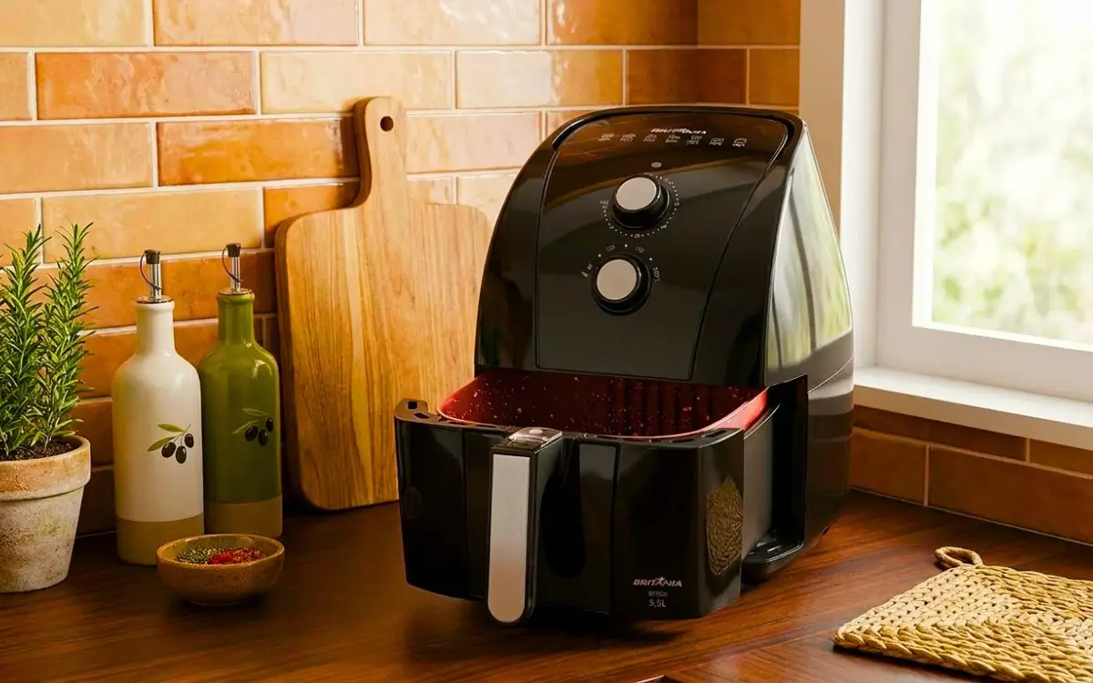 Air Fryer Redstone Nano Cerâmica 5,5L 1500W Review Completo 2026
