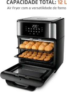 Air Fryer Forno Oven Mondial 12L 2000W 2 em 1