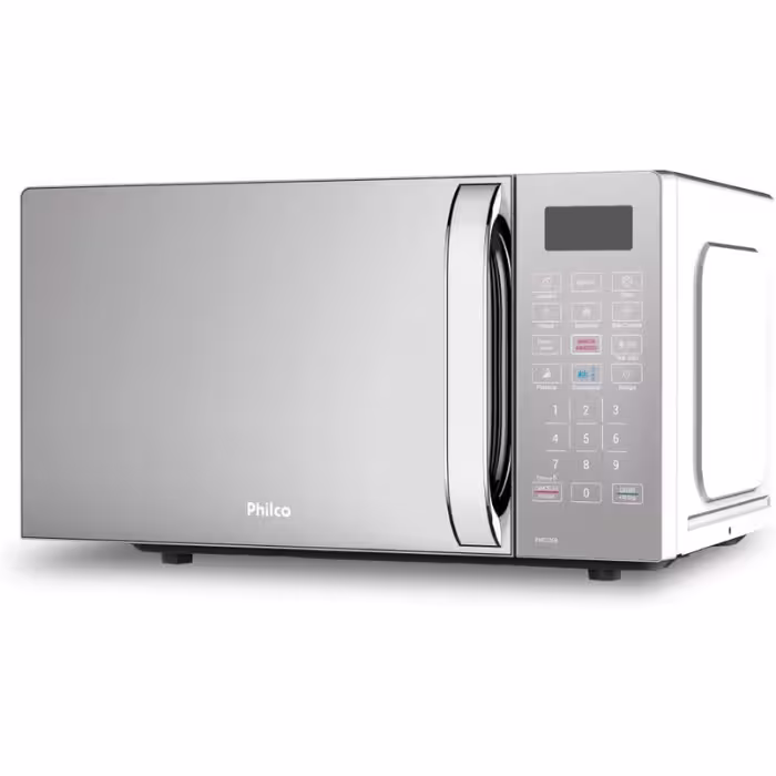 Micro-ondas Philco 20L Espelhado PMO23E Micro-ondas Philco 20L Espelhado PMO23E