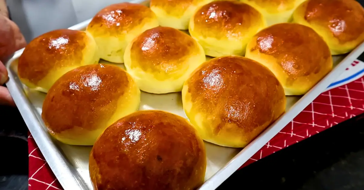 Pão Caseiro Fofinho e Dourado
