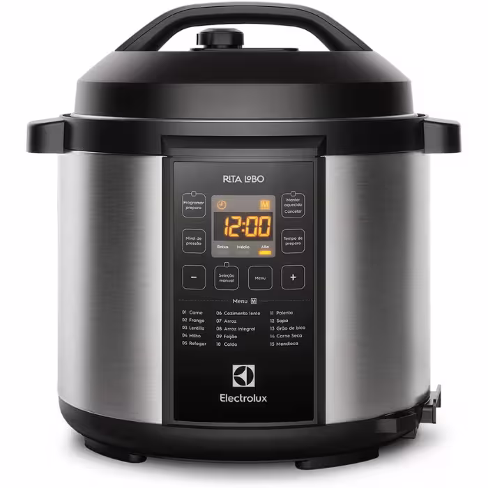 Panela de Pressão Elétrica Electrolux PCC20 6L Panela de Pressão Elétrica Electrolux PCC20 6L