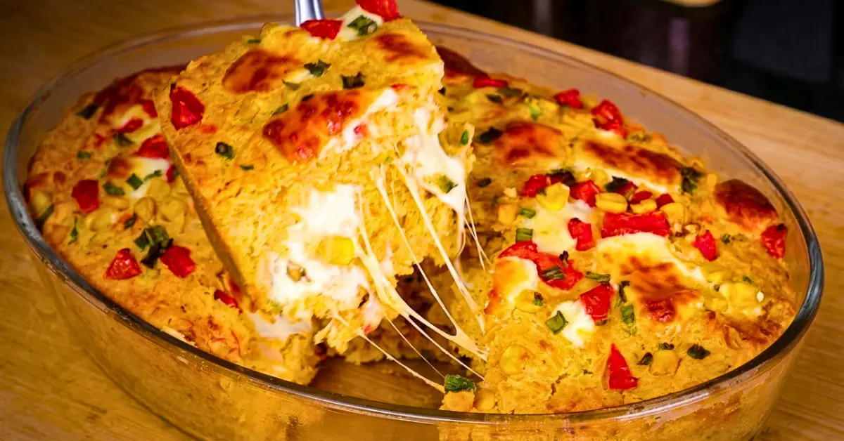 Torta de Frango de Liquidificador Simples e Deliciosa que Fica Pronta em 35 Minutos