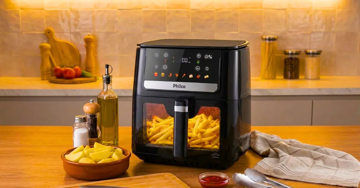 Air Fryer Philco 6,5L Visor Glass PAF65 1700W