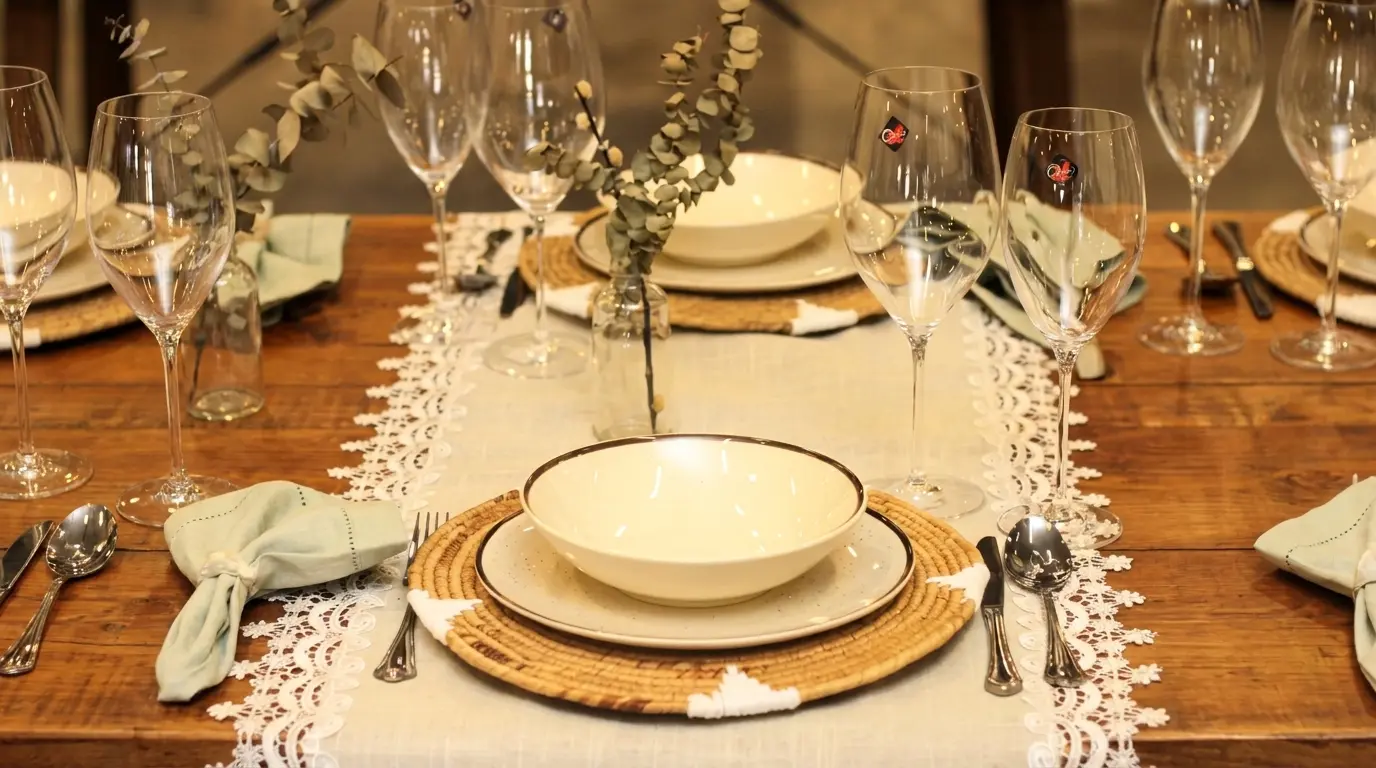 Aparelho de Jantar Oxford Brisa 40 Peças em Porcelana