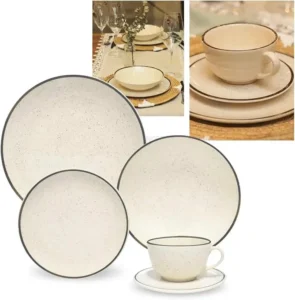 Aparelho de Jantar Oxford Brisa 40 Peças em Porcelana